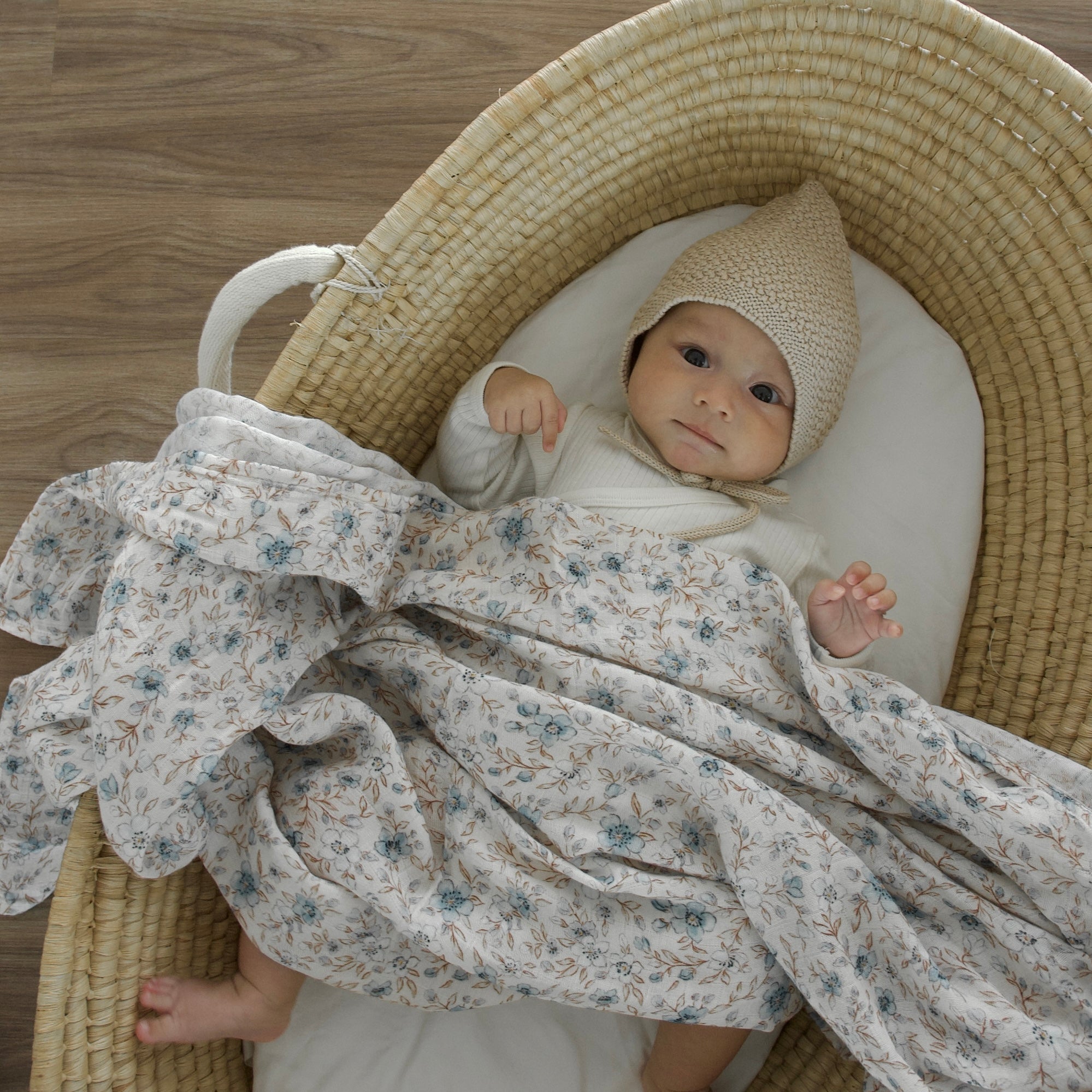 Baby blue hot sale swaddle